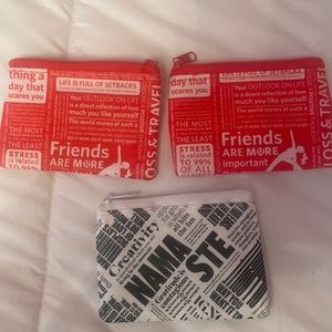 3 Lululemon gift card bags